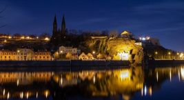 Krásný večerní výhled na Vyšehrad ❤️
.
.
.
.
.
.
.
…
